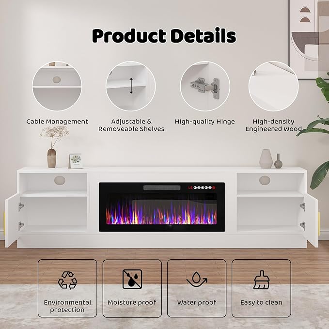 Lemberi Fireplace tv Stand