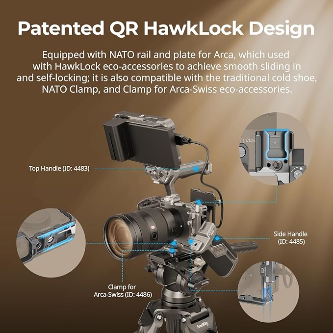 SmallRig FX3 / FX30 HawkLock Quick Release Camera Cage Kit