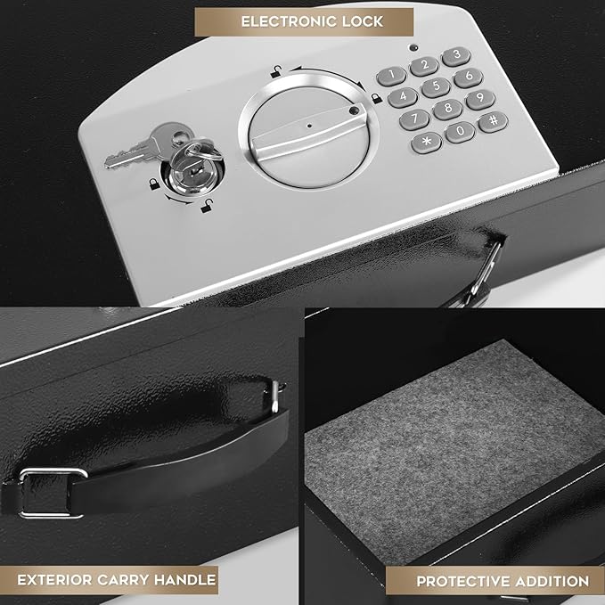 Dalmbox Portable Metal Safe Box