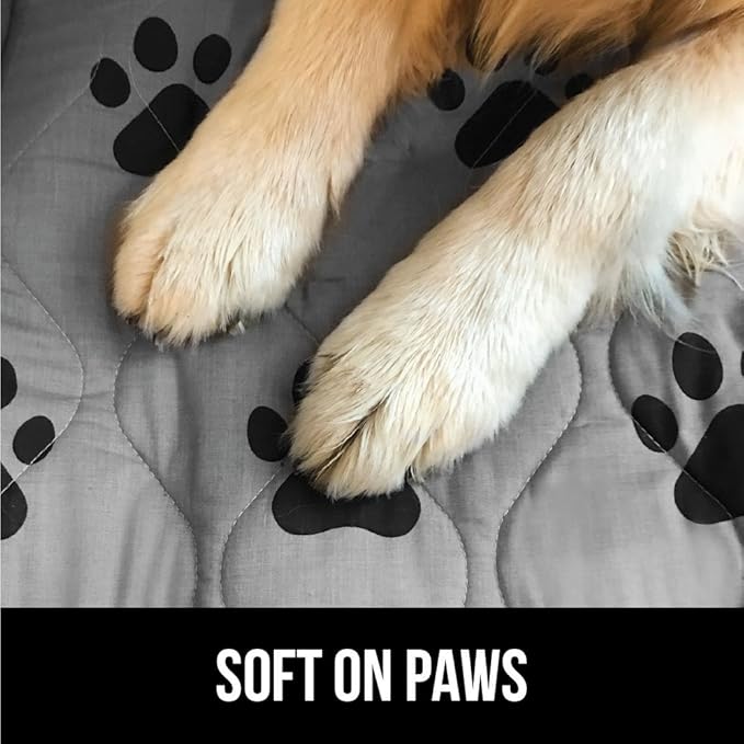 GORILLA GRIP Washable Puppy Pads, 40x26, Slip Resistant Dog Crate Mat, Waterproof Cloth Pee Pad for Training Puppies in Playpen, Reusable Pet Incontinence Blanket, Protects Sofa, Furniture, Floors