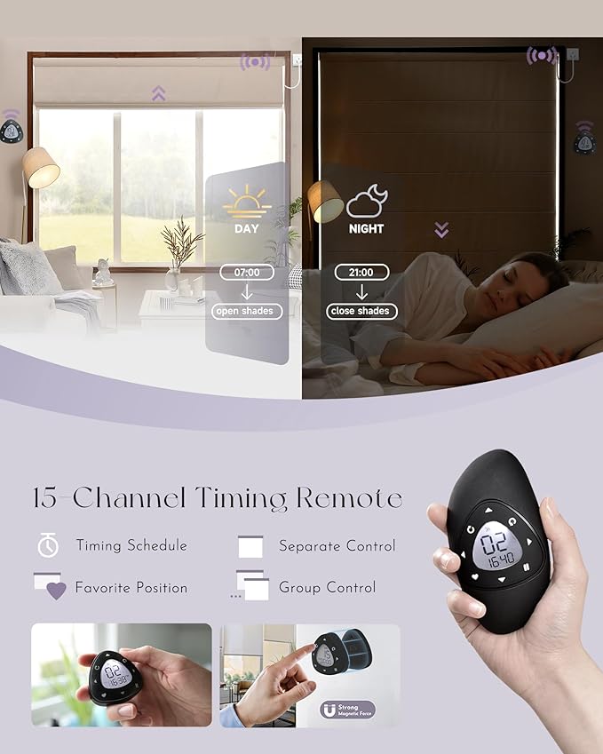 Graywind Smart Roman Shades Compatible