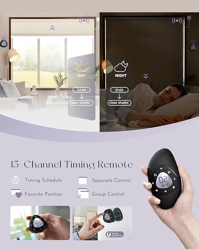 Graywind Smart Roman Shades Compatible