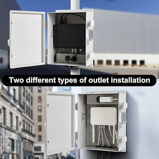 Namunanee Outdoor Electrical Junction Box, ABS Water Resistant Enclosure