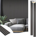 Art3d 8-Pack WPC Wood Slat Wall Panel