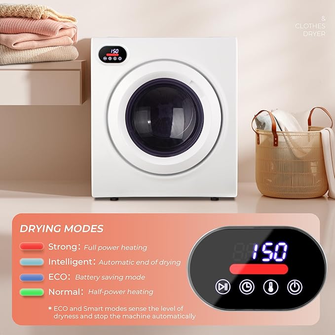 Euhomy 2.65 Cu.Ft Portable Dryer