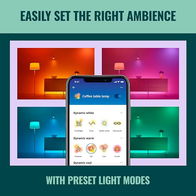 WiZ Connected Color ST19 Filament LED Smart Bulb
