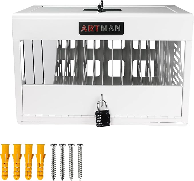 16 Device Wall-Mount Charging Station