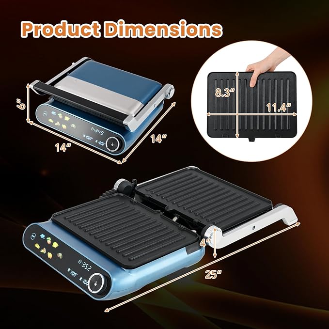 Giantex Panini Press Sandwich Maker, Electric Indoor Grill