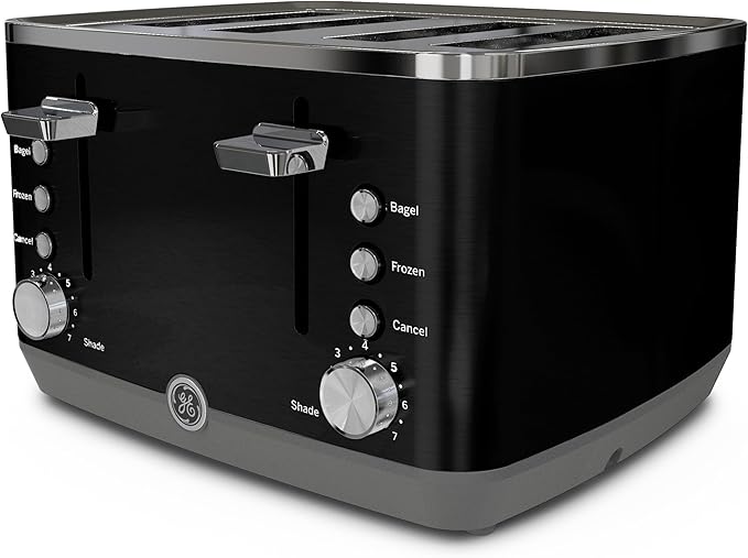 GE 4 Slice Toaster | Extra Wide Slots