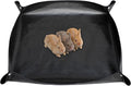 Waterproof Pet Playpen Mat, Reusable Cage Liner, Animals Habitat Protection | 1 Pack, 59"x59", Black Cage Liners for Hamsters, Ferrets, Guinea Pig, Rabbits, Bunny, Birds, and Other Small Animals