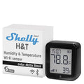 Shelly H&T Gen3 Black | Wi-Fi and Bluetooth Smart Temperature & Humidity Sensor