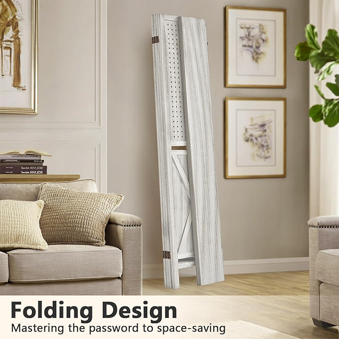 Aleesing 4 Panel Pegboard Display