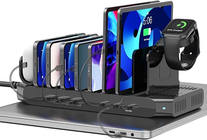Unitek USB C Charging Station for Multiple Devices Apple