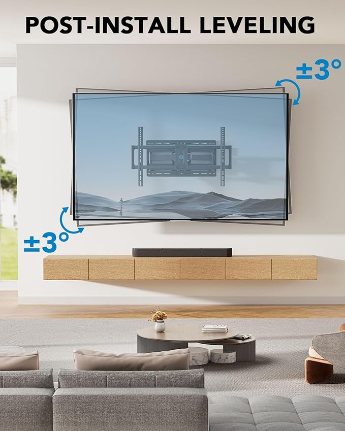 Pipishell Full Motion TV Wall Mount