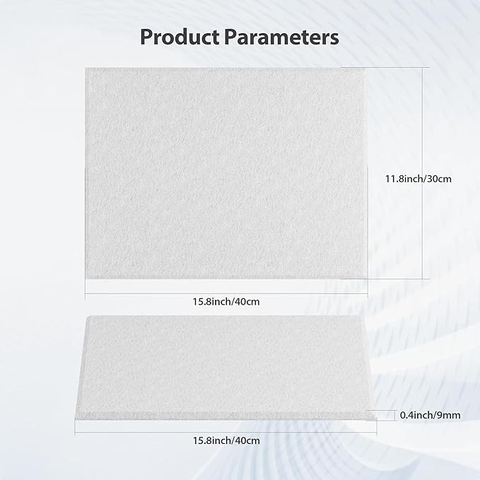 Amantech 12 Pack Acoustic Panels Self Adhesive Sound Proof Foam, High Density