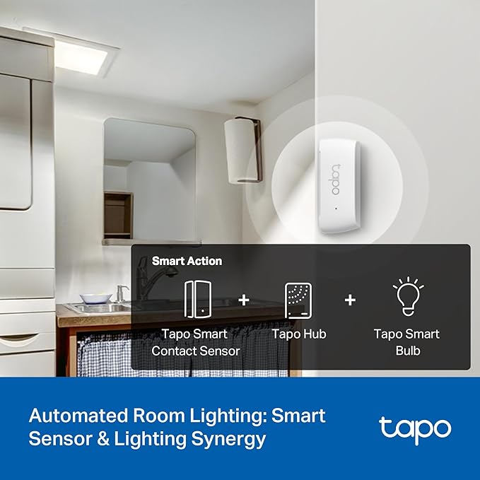 Tapo Door Sensor Starter KIT, Matter Compatible, 3X Smart Door Window Contact