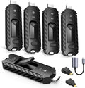 Wireless HDMI PRO- Transmitter and Four Receiver, Portable Multi-TVs Extender