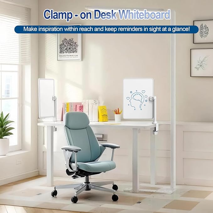 Double-Sided Desk Whiteboard
