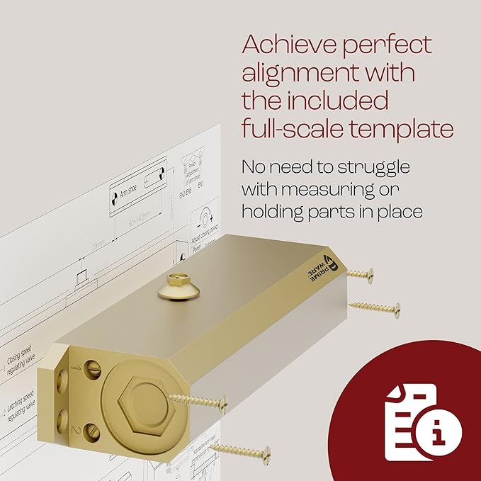PrimeWare DC-600 Automatic Adjustable Door Closers
