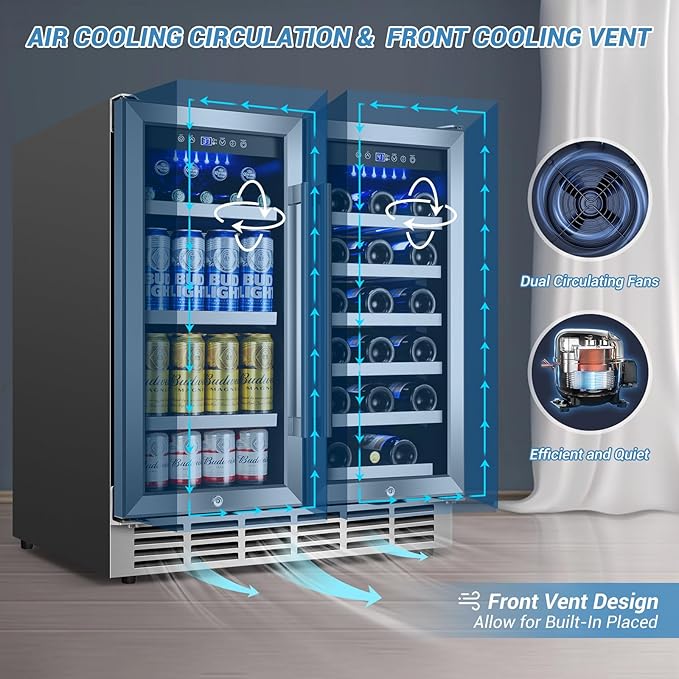 30Inch Wine and Beverage Refrigerator