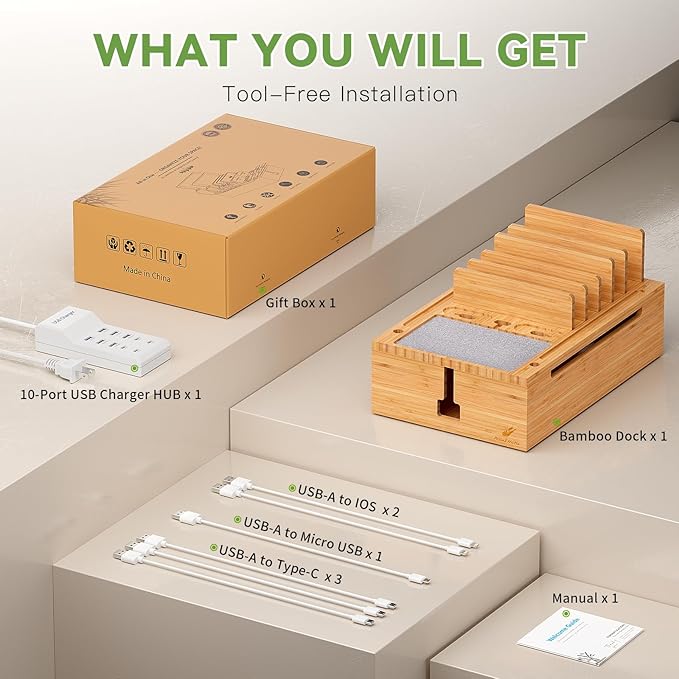 Pezin & Hulin Bamboo Charging Station