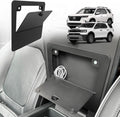 Muslogy Center Console Hidden Storage Box Compatible with Honda Pilot 2023 2024 2025, 2024-2026 Ridgeline/Passport Magnet Armrest Secret Compartment Center Console Organizer(Hidden Organizer)