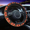 Stripes Cute Steering Wheel Cover Non-Slip Breathable Sweat-Absorbent Suitable for SUV Van Truck Car Universal Protection Accessories 15 Inch Suitable for Women Men