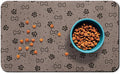 Dog Food Mats,Cat Absorbent Water Bowl Feeding Mats Pet Placemats for Food and Water Spot 16 * 24 inch