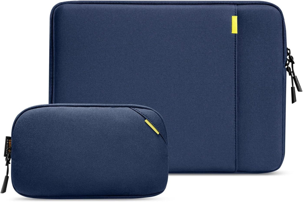 tomtoc 360 Protective Laptop Sleeve Set for 14-inch MacBook Pro M5/M4/M3/M2/M1 Pro/Max A3434 A3112 A3401 A3185 A2992 A2918 2025-2021, Water-Resistant MacBook Case Bag with Organized Accessory Pouch