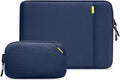 tomtoc 360 Protective Laptop Sleeve Set for 14-inch MacBook Pro M5/M4/M3/M2/M1 Pro/Max A3434 A3112 A3401 A3185 A2992 A2918 2025-2021, Water-Resistant MacBook Case Bag with Organized Accessory Pouch