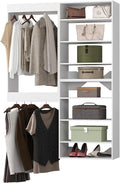 Modular Closet System, Wood Tower Storage