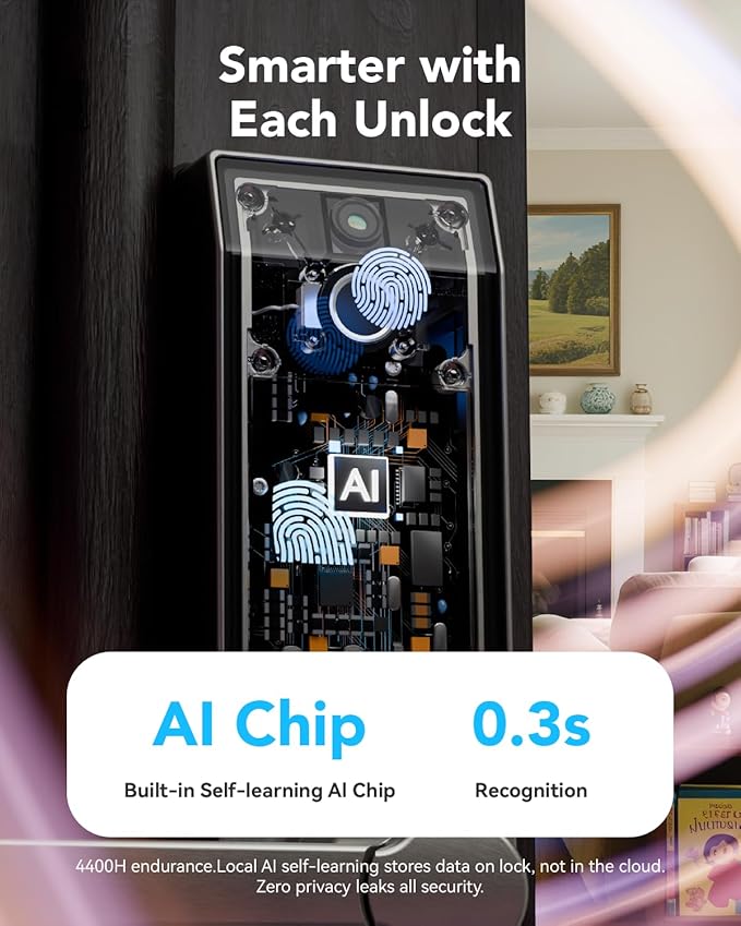 Smart Lock Doorbell Fingerprint Smart Door Lock Deadbolt