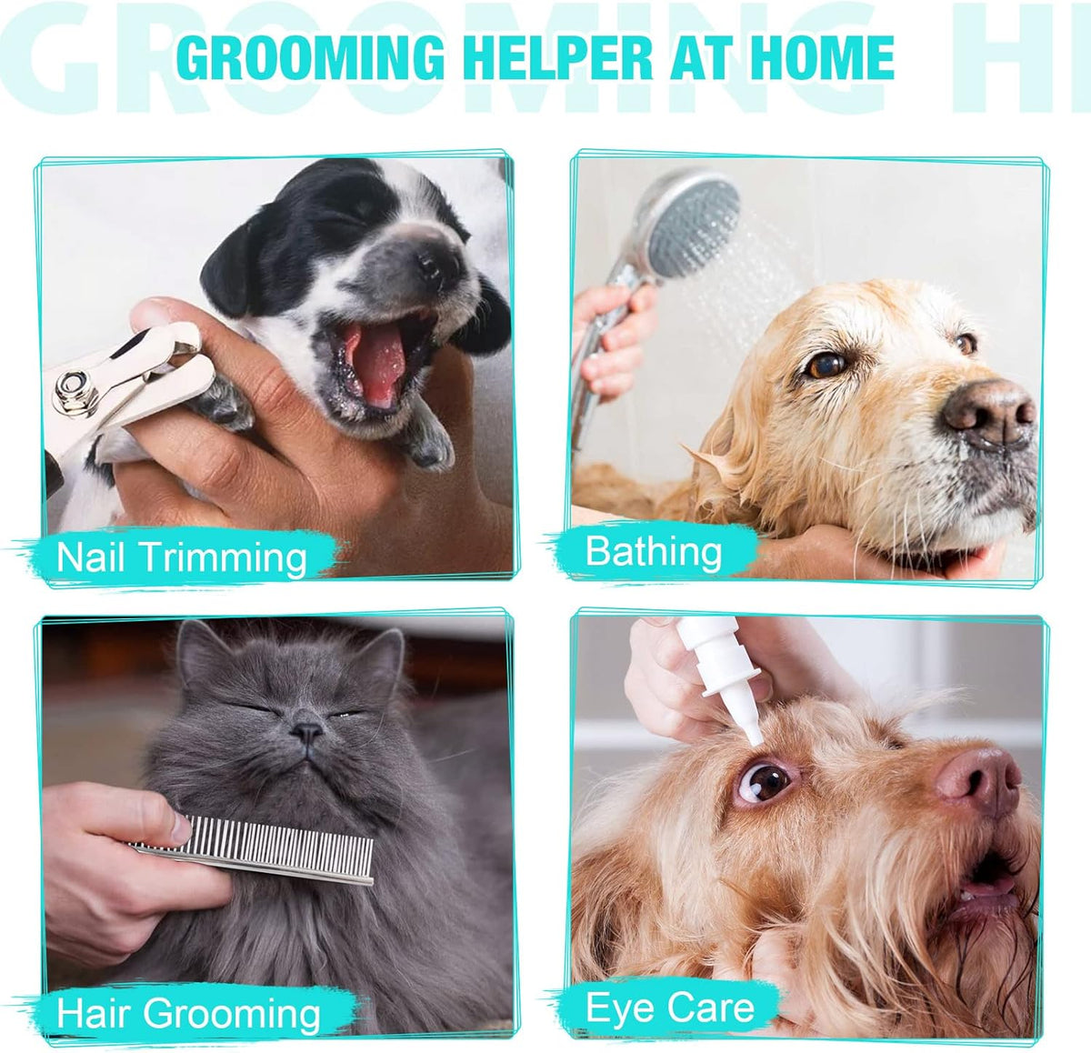 Dog Grooming Hammock - Pet Harness for Grooming, Dog Sling for Nail Clipping, Dog Hanging Holder for Cutting Nails