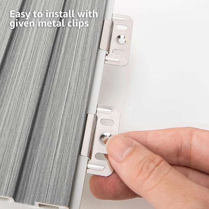 Art3d Slat Wall Panels, WPC Soundproof 3D Wall Paneling