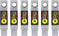 Heavy-Duty Wrap-It Storage Straps - 7" (6-Pack) Silver - Garage Organizer and Appliance Cord Holder for Home Storage Essentials