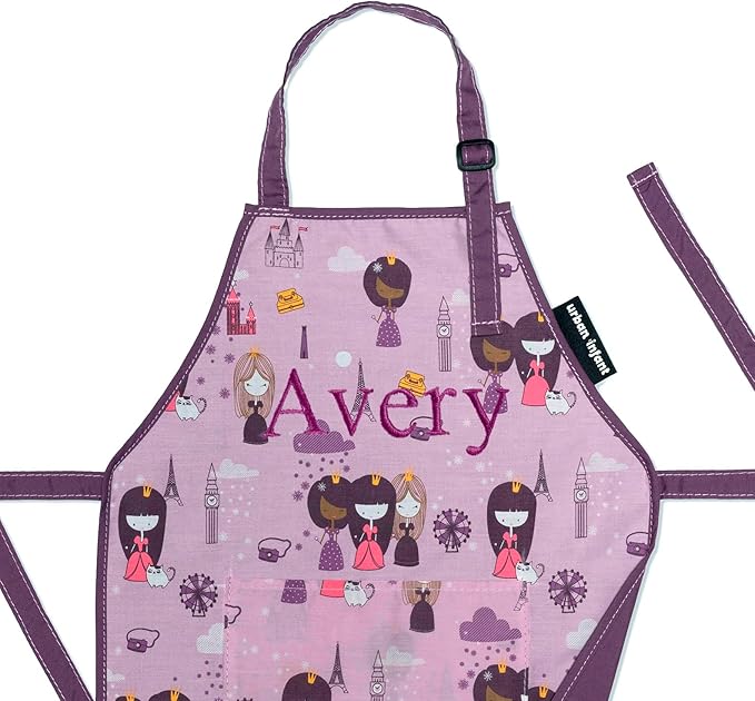 Urban Infant Little Helper Kids Apron - Children's Cooking Art Gardening - Great Gift for Toddler Boys and Girls