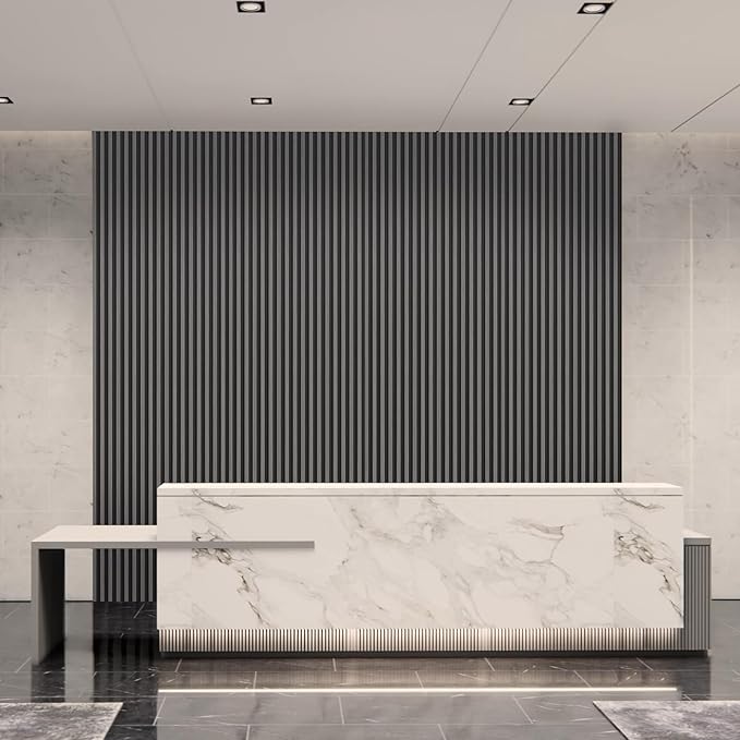 Art3d 8-Pack WPC Wood Slat Wall Panel