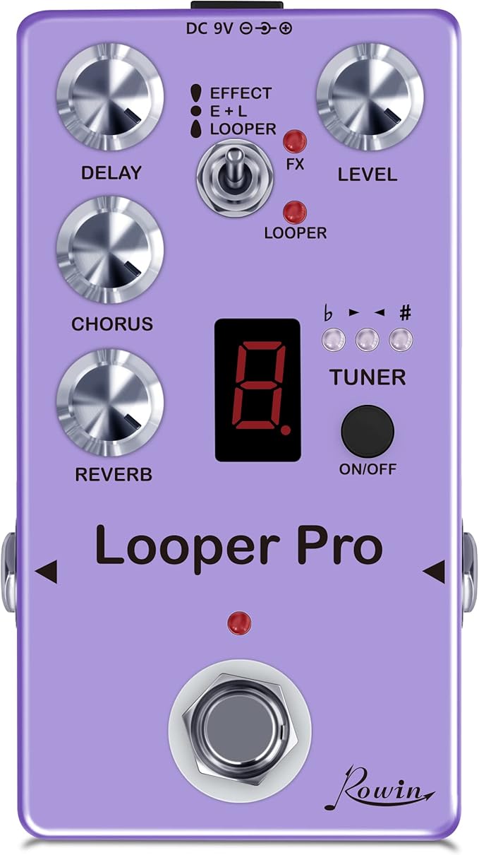 Rowin RE-05 Looper Pro Guitar Multi-Effect Pedals