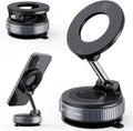 2026 Upgraded Vacuum Magnetic Car Phone Holder 360° Reinforced 96LBS Ultra Suction Cup Phone Mount for MagSafe Cell Phone Holders for Your Car/Gym/Mirror Mount for iPhone & Android