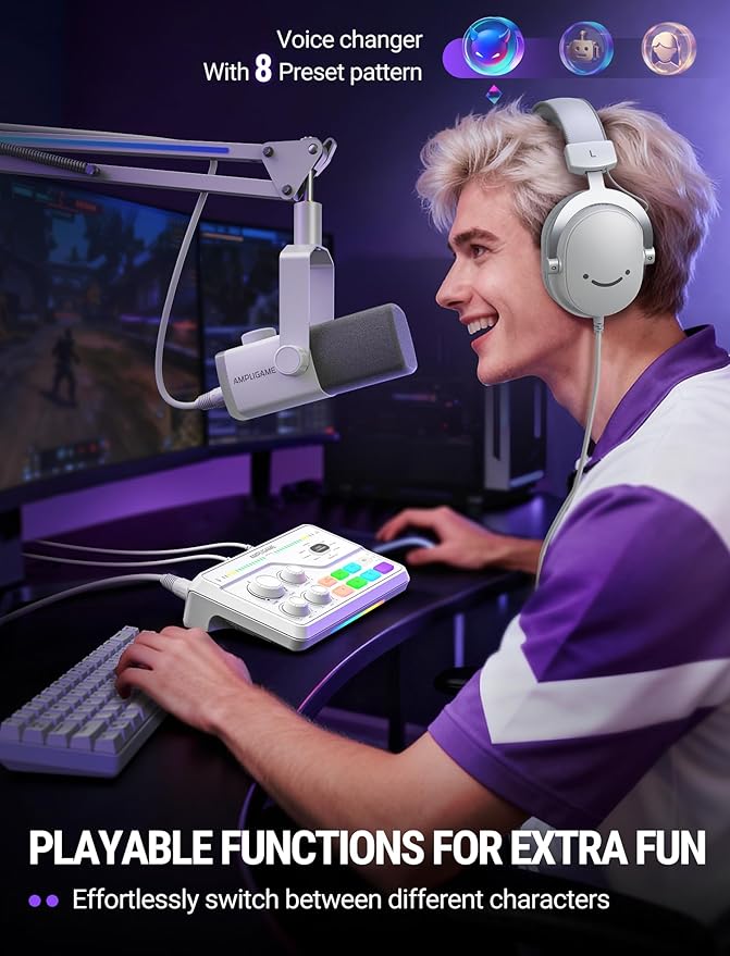 FIFINE Audio Mixer for Gaming