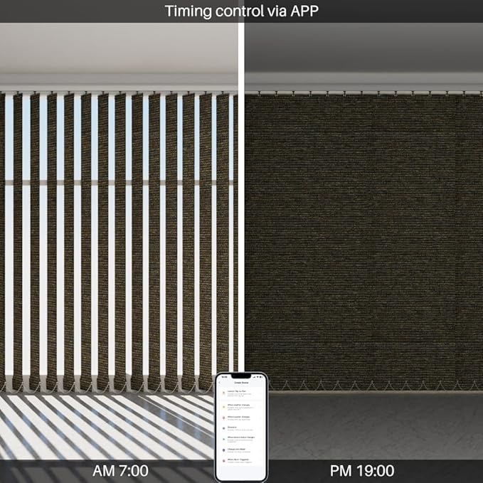 Blindify Motorized Vertical Blinds Compatible