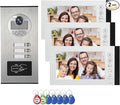 ANJIELO SMART Wired Video Multifamily Apartment Intercom System,