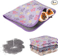 YUEPET Guinea Pig Blankets 3 Pack, Waterproof-Backed Fleece Liners, S | Guinea Pig Fleece Cage Liners, Waterproof Backing, Washable mats, Soft Fleece Surface, 23 x 16 in
