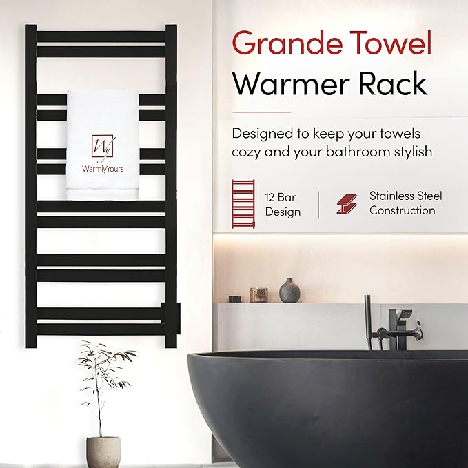 WarmlyYours Heated Towel Warmer