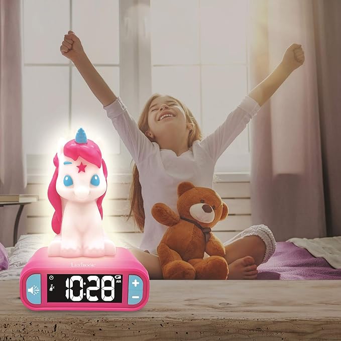 LEXiBOOK - Unicorn Digital Alarm Clock