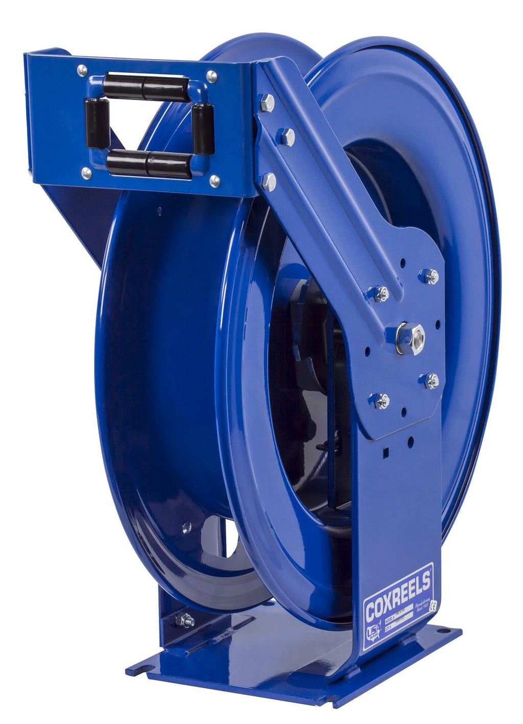 Coxreels TSHL-N-4100 Supreme Duty Spring Rewind Hose Reel for air/Water/Oil: 1/2" I.D., 100' Hose Capacity, Less Hose, 300 PSI