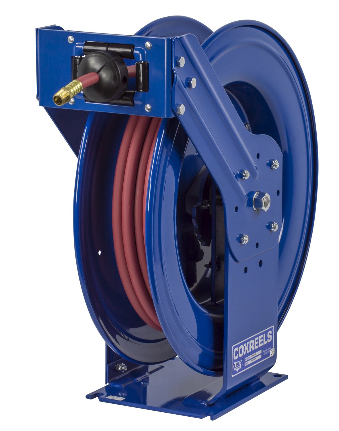 Coxreels Truck Series Maximum-Duty Air Hose Reel, 300 PSI, Model# TSH-N-350, 3/8" Hose ID, 50' Length