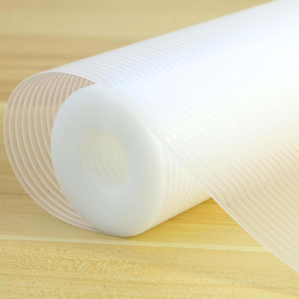 Shelf Liners for Kitchen Cabinets 18 Inch Wide X 20 Ft Non Adhesive Cabinet Drawer Liners Non Slip Clear Waterproof Shelves Liners for Refrigerator Closet Cupboard Pantry Mat Kitchen Bathroom