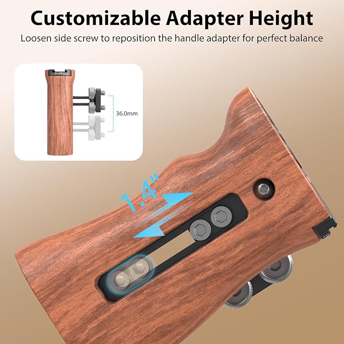 SmallRig Wooden Side Handle