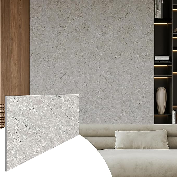 Dundee Deco Faux Marble Wall Panels - 2 ft X 4 ft - Glossy